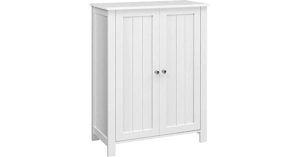 Vélemények VASAGLE Freestanding Bathroom Storage Cupboard Unit