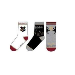 3 чифта детски чорапи Harry Potter с лога на Hogwarts, Gryffindor и Harry Potter - E plus M
