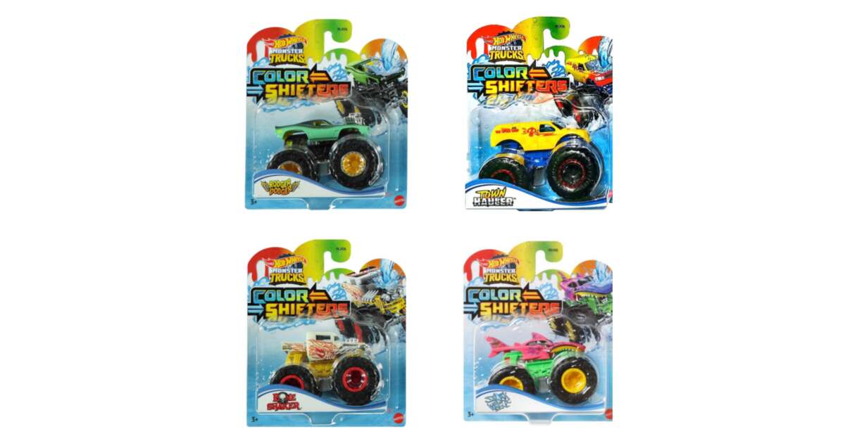 Roger Dodger Hot Wheels Monster Trucks Color Shifters