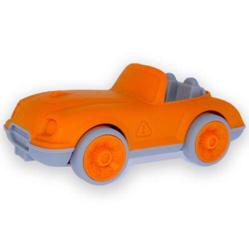 Narancssárga játékautó gyerekeknek, biztonságos kisgyermekeknek, 18 hónapos kortól
