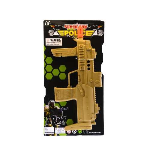 Super Gun Rendőrségi Játék Gépfegyver - Szikrázó Effektus
