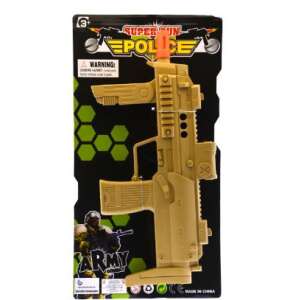 Super Gun Rendőrségi Játék Gépfegyver - Szikrázó Effektus