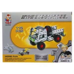 Agooda Fém Építőkészlet - 3 Jármű - 112 Darab