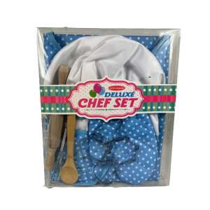 Deluxe Kicsi Séf Konyhai Játékkészlet - 8 részes, Kék