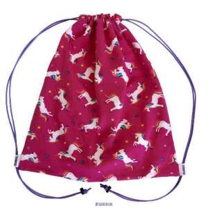 Unikornisos Tornazsák vízálló béléssel pink 90546161 - Tornazsák