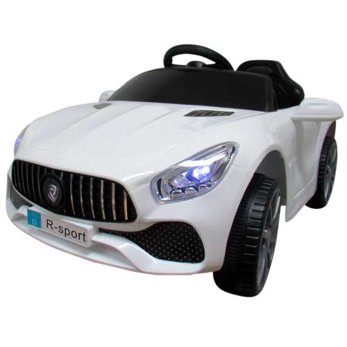 R-Sport Cabrio B3 Elektromos autó hang- és fényeffekttel + távirányító 6V #fehér
