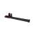 Leg stretcher for stretching leg muscles, adjustable, black, red, showing the product folded