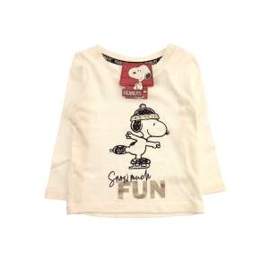 George Snoopy mintás fehér felső 47878855 Gyerek hosszú ujjú pólók - 80
