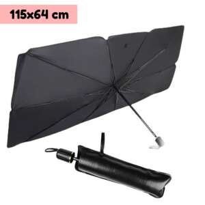 Autós árnyékoló esernyő / összecsukható napvédő szélvédő takaró - 115x64 cm 71502175 Autós napellenzők