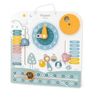 Holzbilder-Kalender für Kinder mit Monaten, Tagen, Jahreszeiten, Wetter, Uhr und Aktivitäten, perfekt für das Lernen in der Vorschule und im Kindergarten. - Nonbrand Entwicklungsspiele für Kinder im Kindergartenalter