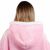 Damen-Deckenpulli, Kapuzenpulli, Übergröße, rosa 89038078