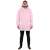 Springos rosa übergroßer Kapuzen-Deckenpullover für Herren