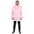 Springos rosa übergroßer Kapuzen-Deckenpullover für Herren