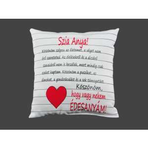 Díszpárna anya feliratos