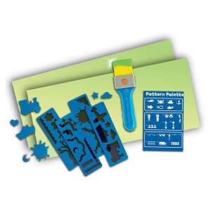 Glow Crazy Mintafestő Ecset Készlet - Fluoreszkáló Festés