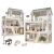 Luililo Floro Boho XL Къща за кукли пълен изглед с мебели