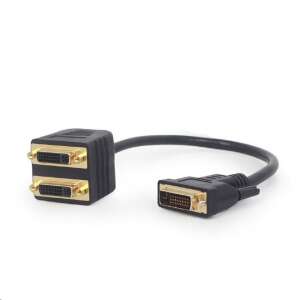 Gembird Cablexpert DVI -- &gt; 2DVI elosztó kábel (A-DVI-2DVI-01) 47917050 