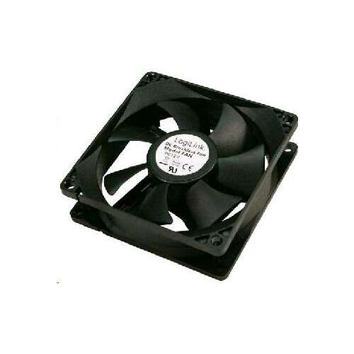 LogiLink 12cm PC-Lüfter, schwarz, zur Kühlung von Computerkomponenten
