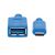 Manhattan USB 3.0 Type-A - USB 3.1 Type-C (USB-C) F/M 15cm kábel kék (353540) 176597144