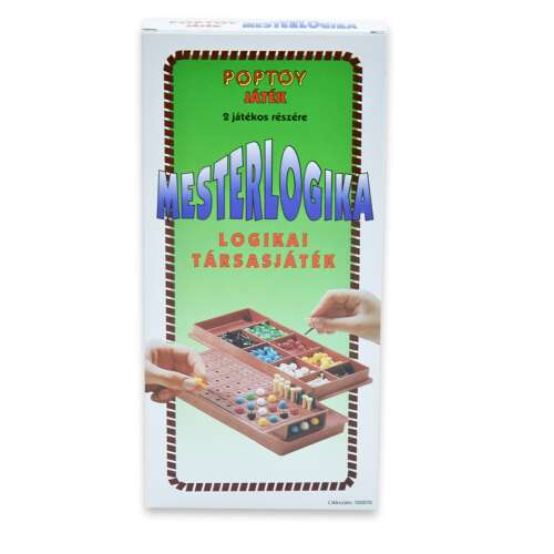 Logická spoločenská hra Poptoy Mesterlogika pre 2 hráčov