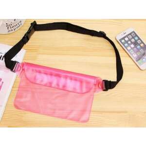 Rózsaszín vízálló övtáska telefonhoz és egyéb apró dolgokhoz - Vízálló táska