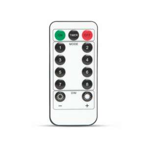 Remote control for Halloween cobweb light curtain with spider, 8 lighting modes, timer, brightness control - Halloween decoration