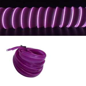 Purple LED strip for car interior decoration, 3 meters long, 12V/5V, 30.000 hours lifetime - Car decorative strip