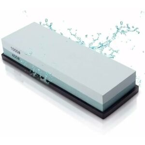 Piatră de ascuțit cu două fețe, granulație 400/1000, pentru ascuțirea cuțitelor, cu bază de silicon - Ascutitoare de cutite