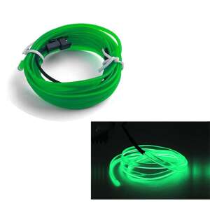 Green LED strip for car interior decoration, 3 meter long, 12V, 3500-10000K color temperature - Car decorative strip
