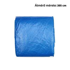 Blue pool cover, 305 cm diameter, Medence takaró ponyva - Pool Cover