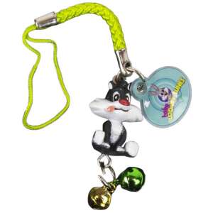 Sylvester the Cat keychain with bells, Baby Looney Tunes character, phone charm, bag charm, key chain - Keychain