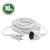 10 meter white extension cord with CEE 7/7 plug and CEE 7/4 socket