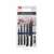 Family kitchen knife set with 7 pieces, a cutting board and a sharpener