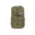 Zelená vojenská batoh s viacerými vreckami a popruhmi