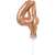 rose gold number 4 foil balloon on a stick, 13 cm, cake topper