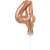 rose gold number 4 foil balloon on a stick, 13 cm, cake topper