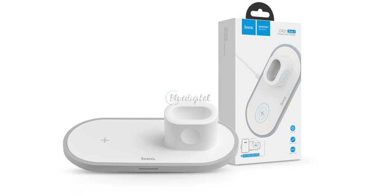 HOCO Qi univerzális vezeték nélküli töltő állomás - 10W - HOCO CW21 ...