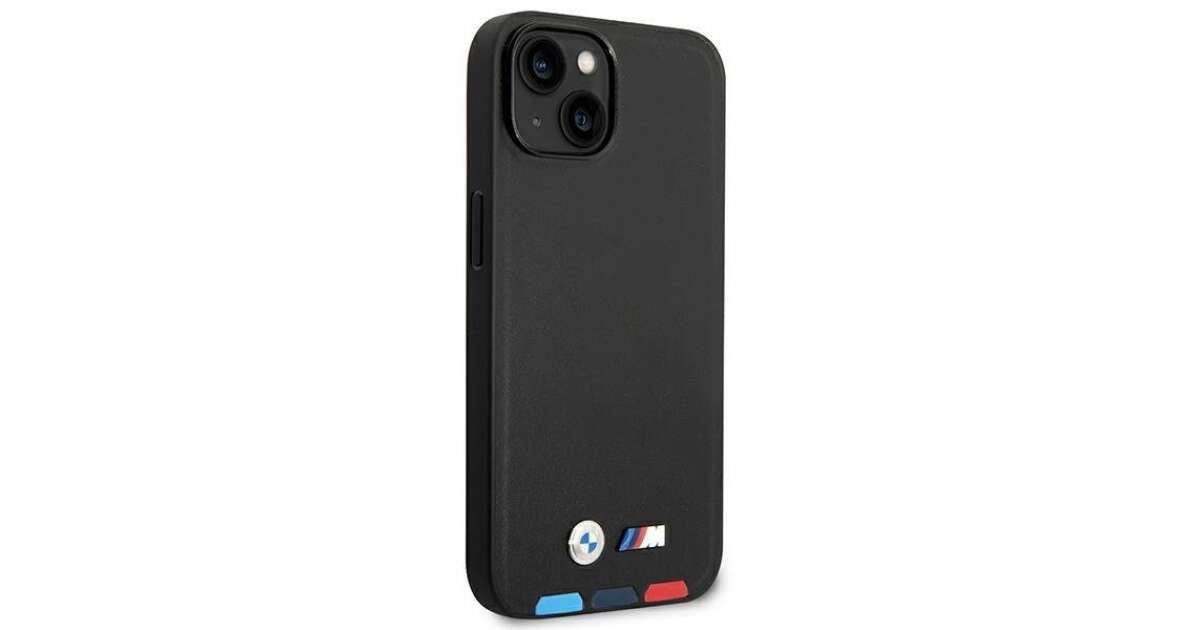 BMW BMHMP14L22PTDK - Funda Para IPhone 14 Pro De 6,1", Color Negro Y Negro