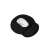 Ergonomic mouse pad with wrist rest and mouse, black