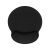 Top View of Black Memory Foam Mouse Pad with Wrist Support