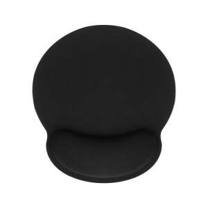Ergonomic mouse pad with wrist rest, black - Mouse Pad