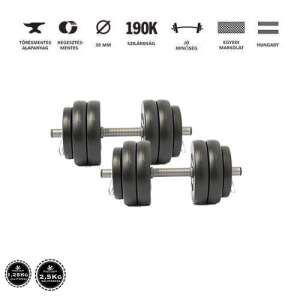 GazoFitness® Ručné činky 2×13,5 kg (27 kg) 49325698 - GAZO FITNESS Závažia a činky