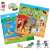 Galt Reusable Sticker Book Sports, scene with horse riding activities, kids riding horses, jumping over fences, grooming horses