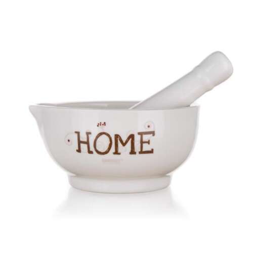 HOME Kerámia Mozsár és Törőfa - 11,5 x 6 cm
