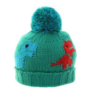Baba Dínós Kötött Sapka - Zöld
