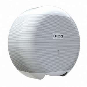Dispenser de hârtie igienică Losdi ECO LUX Line mini, alb, pentru băi mici - Dozatoare de hârtie igienică