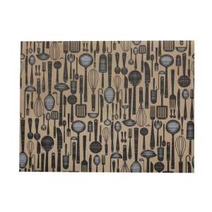 Infibra Brunch gemusterte Papier-Tischsets, 250 Stück pro Packung, 30x40cm - Platzdeckchen