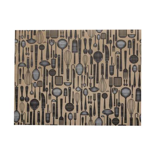 Infibra Brunch seturi de masă din hârtie cu model, 250 bucăți/pachet, 30x40cm