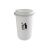 Plafor ECO runder, zylindrischer Mülleimer 50L weiß 48031666