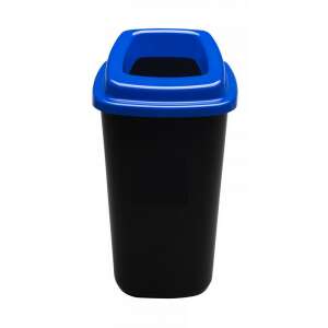 Plafor Sort selektívny odpadkový kôš 45L čierny/modrý s vekom - Dom&záhrada